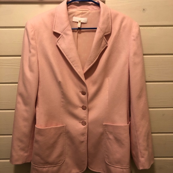 **Sale Price** Escada Blazer Jacket  pink Size-12 in Angora/wool & silk lining - Picture 1 of 8